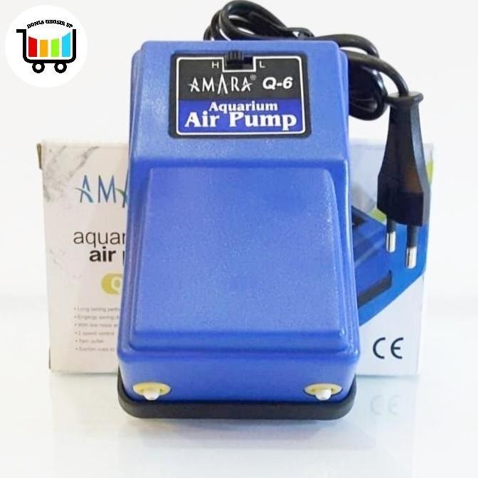 Fishstore- Aerator Amara 2 Lubang Output Aquarium Kolam Ikan