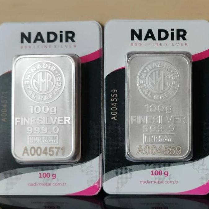 Perak Batangan Nadir - Silver Nadir Turki 100 gram