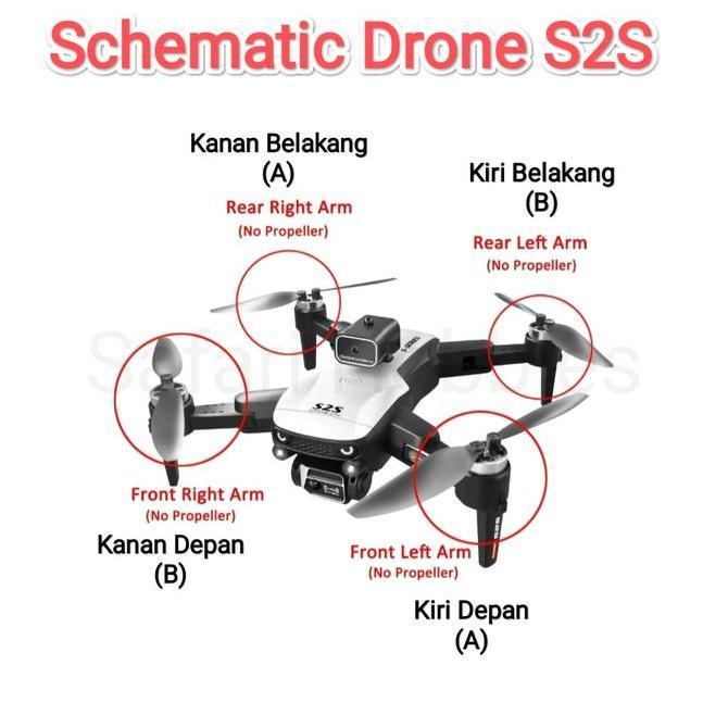 NEW Part Arm / Lengan Drone S2S LS S2S LSRC S2S