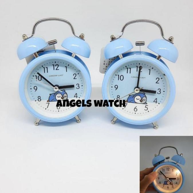 jam weker kring alarm/ jam meja weker kring kencang karakter