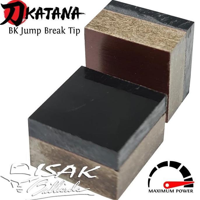 KATANA BK BREAK JUMP TIP - HARD PHENOLIC CUE TIPS BILLIARD STICK JB FORSALE