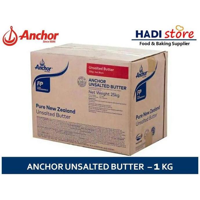 ANCHOR UNSALTED BUTTER 1 KG / 1KG