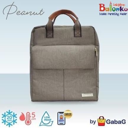 (Best) GabaG Tas Asi Backpack Cooler Bag 2 in 1 ( Laptop Fit) Zenia dan Peanut
