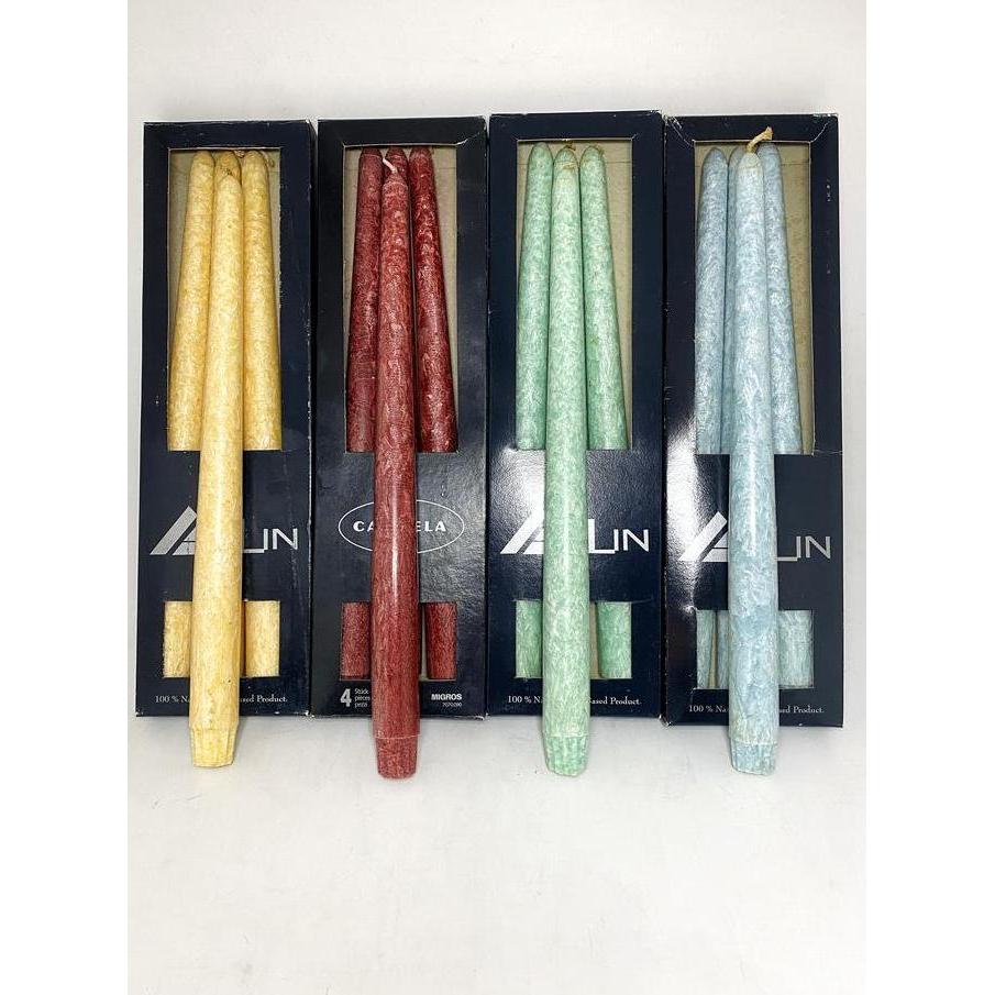 Wonx- Palm Candle / Stearin 30Cm Taper Candle 4Pcs/Box - Mister Candle