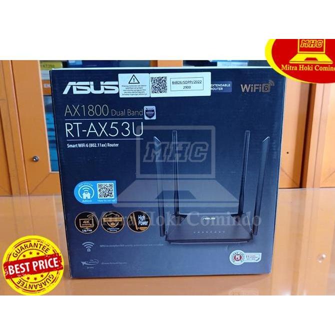 WIRELESS ROUTER ASUS RT-AX53U WIFI ROUTER ASUS RT-AX53U