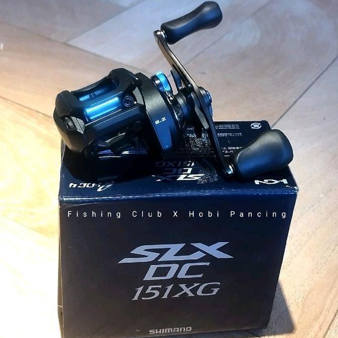Reel BaitCasting Shimano SLX DC 151 XG 151 HG Casting Rawa, Digital Control, Sungai, kasting, Reel B