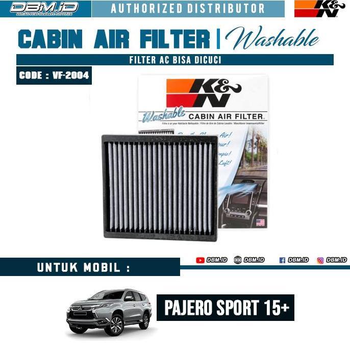 TERMURAH - Filter Cabin AC K&N KNN KN Washable Pajero Sport 2015+ VF-2004