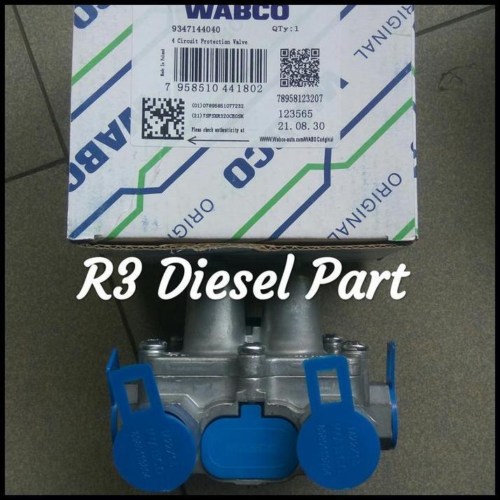 GRATIS ONGKIR RELAY VALVE 4 JALUR/RELAY 4 CIRCUIT PROTECTION VALVE/S4750-EW011/WABCO 