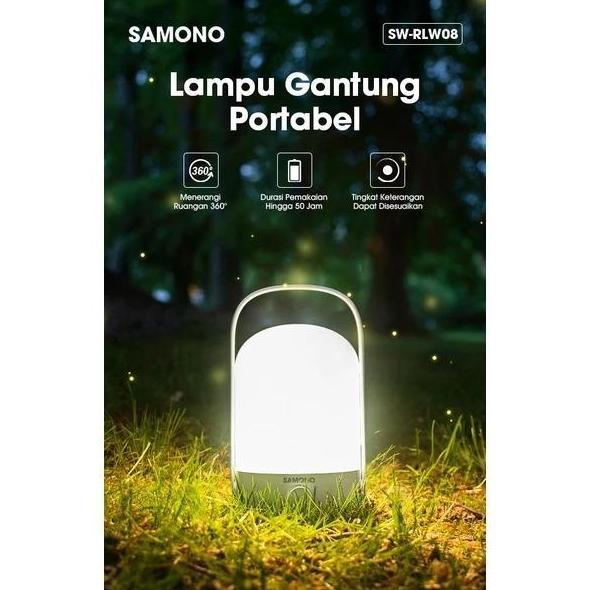 SAMONO Lampu Darurat LED Lentera Emergency Lamp Portable Camping Lamp