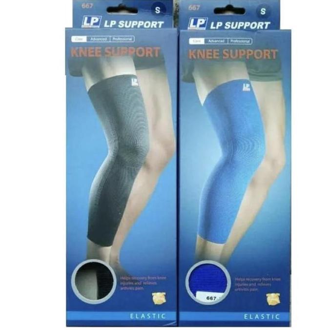 Knee LP Support Panjang Original Deker Lutut Engkel 667 Long