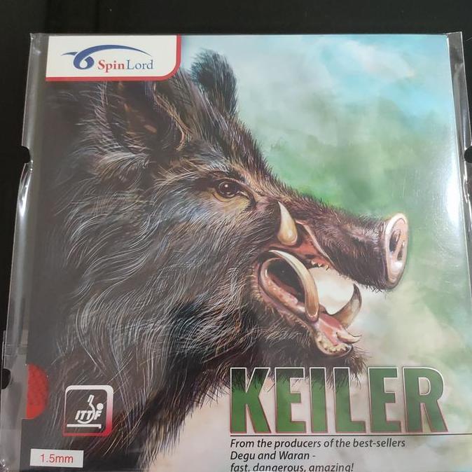 SPINLORD Keiler [ Medium Pimple Rubber / Karet Bintik Medium ]