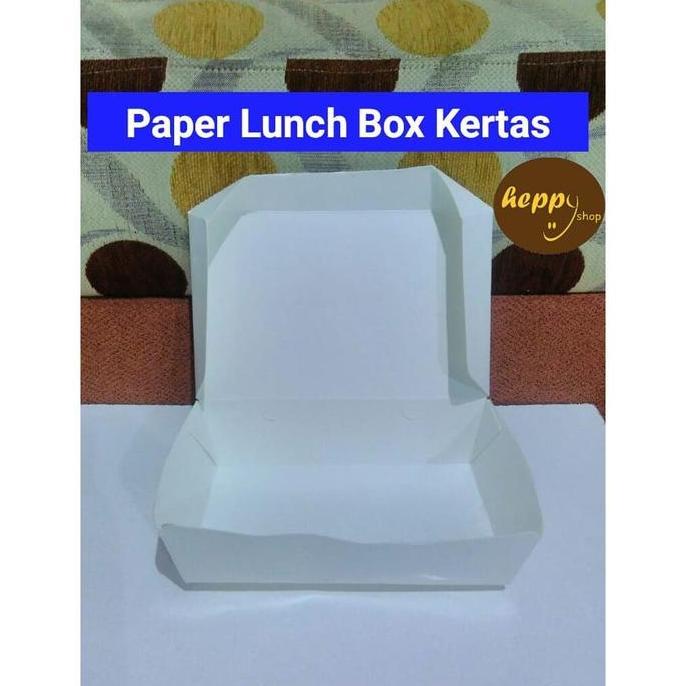] Paper Lunch Box, Tempat Makan Kertas