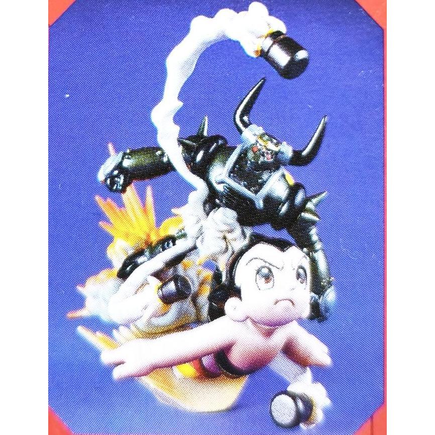 KAIYODO ASTRO BOY "KT FIGURE COLLECTION" TRADING FIGURE VIGNETTE ASTRO BOY FIGHTING A PLUTO BNOB SAD