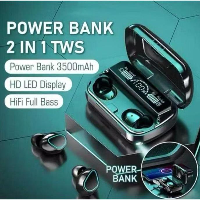 RAMERRAI Headset powerbank bluetooth TWS AG