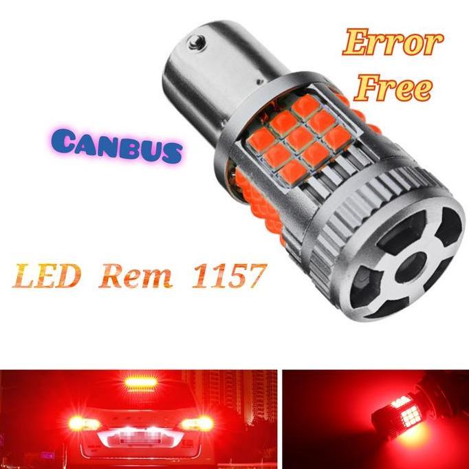 Lampu LED Rem 1157 Canbus Free Error mobil stop