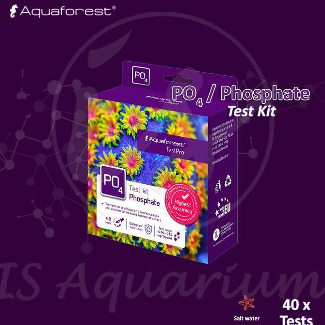 AQUAFOREST PO4 TEST KIT PHOSPHATE MARINE REEF TEST
