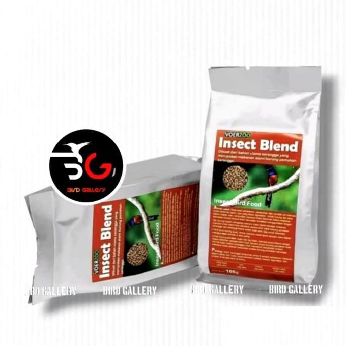 VOER INSECT BLEND VOER BURUNG MURAI VOERZOO INSECT BLEND 100 GR