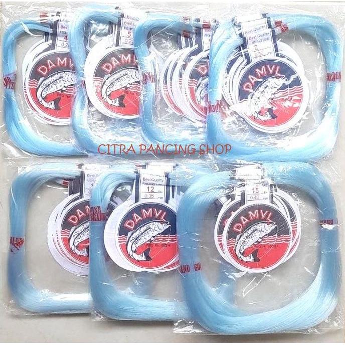 SENAR PANCING - SENAR DAMYL / SENAR DAMYL WARNA BIRU PANJANG 250M / UKURAN 2-10LBS