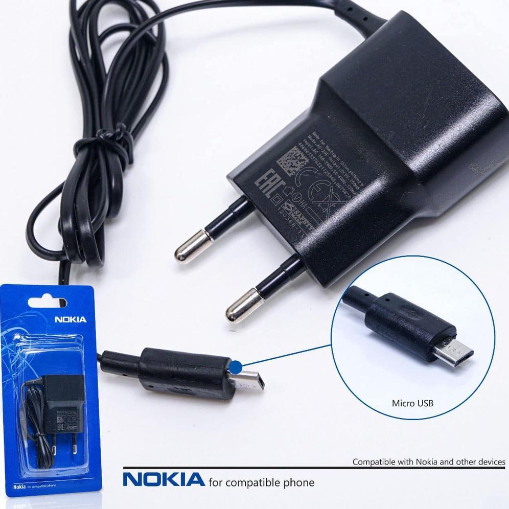Top Rated Charger Nokia N105 Micro Usb / Luna V8 Travel Cas Nokia Micro Ori