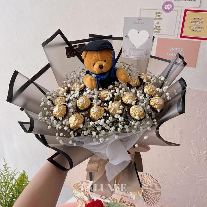 Buket Coklat Ferero Rocher Bouquet Buket Wisuda Ferero