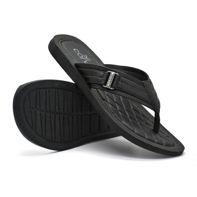 Skoe- Carvil Sandal Pria Chano - 01 M - Casual Man