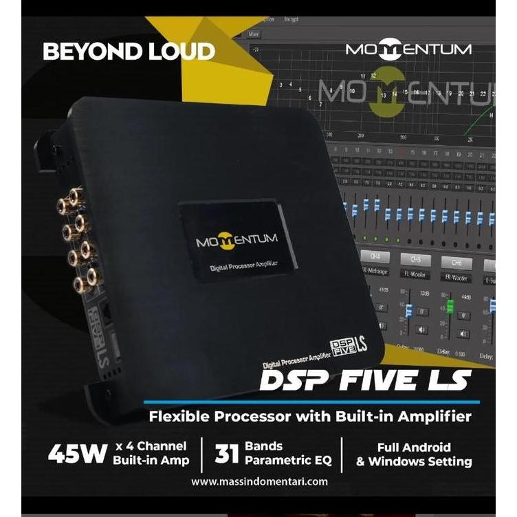 TERMURAH - PROCESSOR AUDIO MOMENTUM DSP5 LS