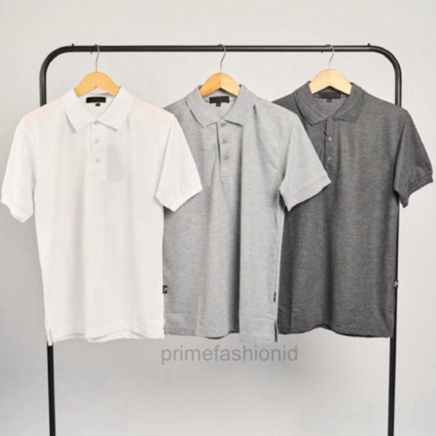 Harga Spesial Papa Jeans Kaos Polo Polos (Non Kantong) 225-230Gsm / Polo Shirt / Kaos Kerah Lengan P