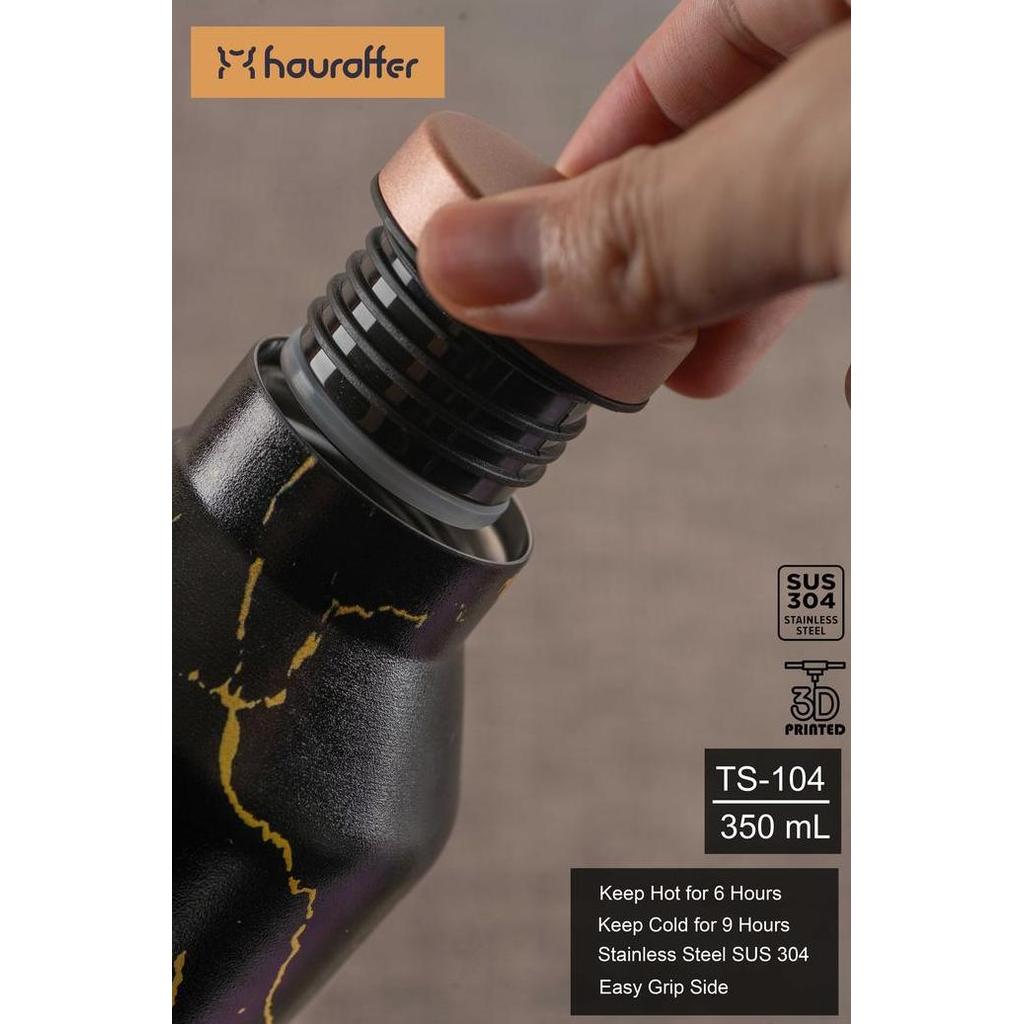 Houroffer Tumbler Canteen TS-104 Botol Termos Stainless 350ML Hot Cold