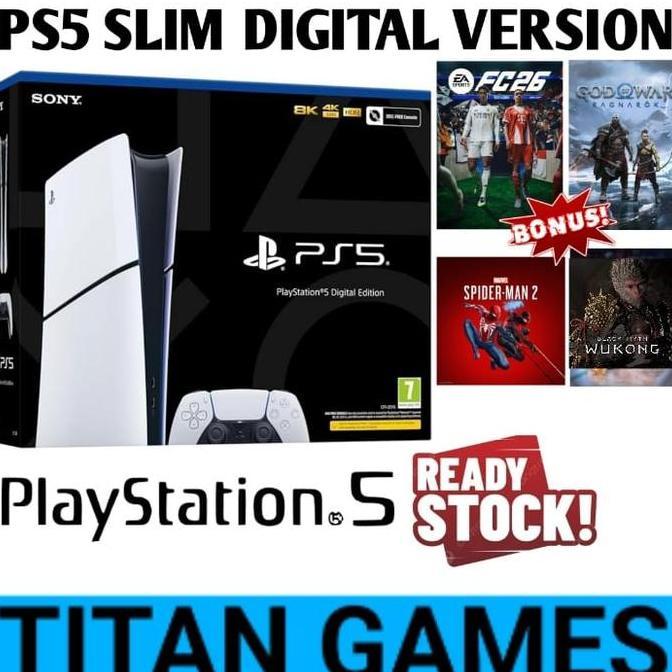 PS5 Slim Disc Version - PS5 Slim Console Digital Version - PS5 Console