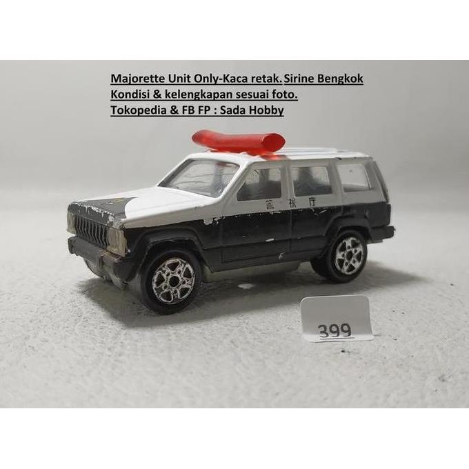 DIECAST MAJORETTE JEEP CHEROKEE JAPAN POLICE UNIT ONLY SADHO