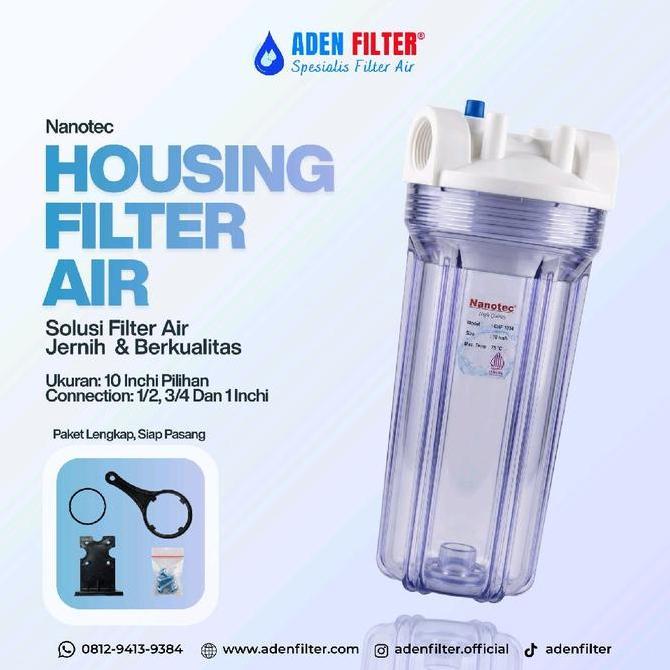 Housing Filter Air Nanotech 10 Inchi