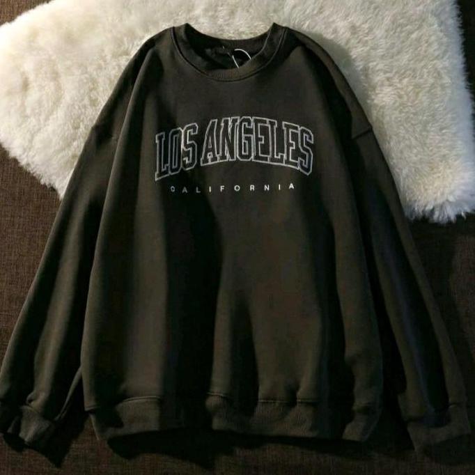 Camisa  - Los Angeles Sweater Oversize Atasan Wanita  Pria
