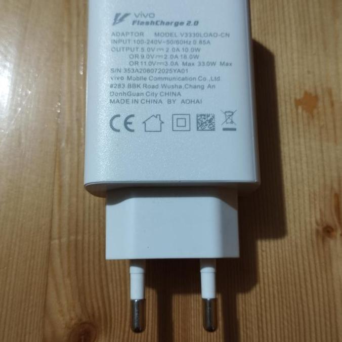 Tab- Adaptor Kepala Charger Vivo 33W Fast Charging Adaptor Vivo 33W