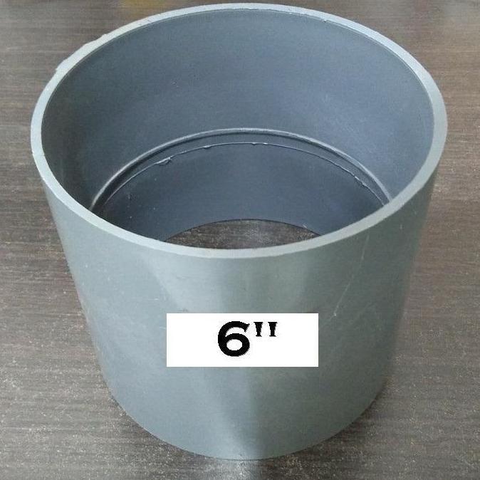 Dominic- Soket D 6" / Socket Pvc 6 Inch / Sambungan Lurus / Fitting Pipa Pvc