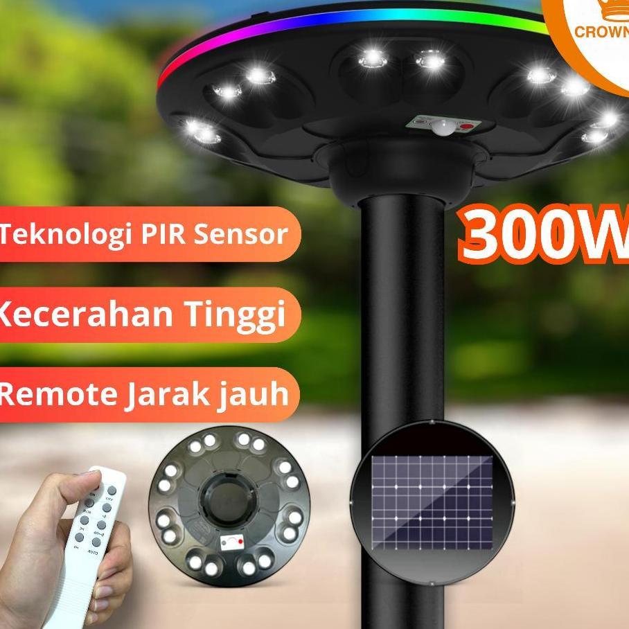 Lampu Taman Led Solar Cell 300 Watt Lampu Taman Solar Panel