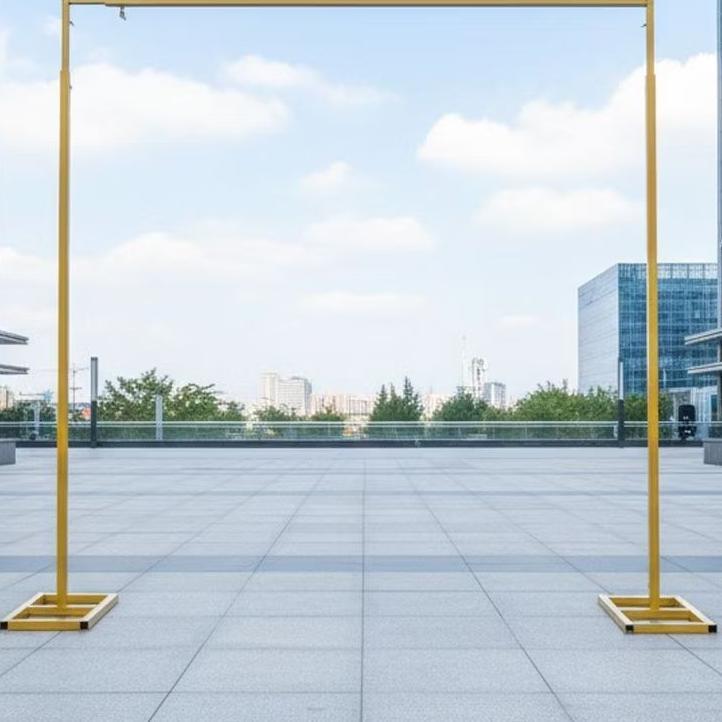 Tiang Backdrop Besi Dekorasi 3 X 3 M Adjust Kaki Lepas