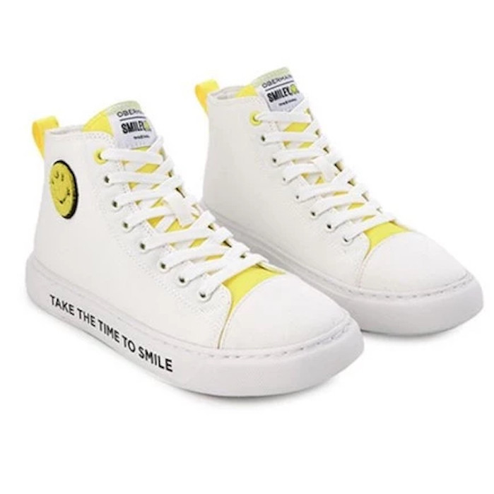 PSPGN.CO | branded obermain x smiley vanya smile ol19 sepatu sneakers pria lace up