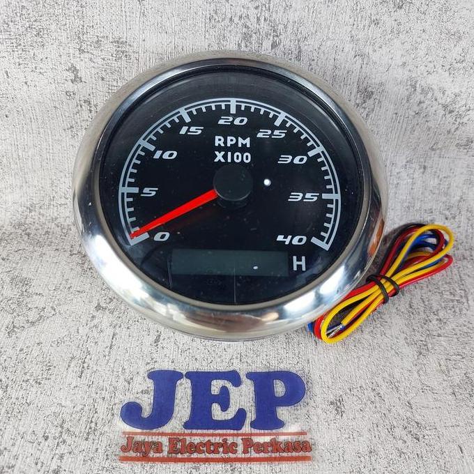 Super Hot, Tachometer Ip67 Genset Rpm Meter 4000 Rpm 12V / 24V  Tachometer With Hour Meter Vdo / Rpm