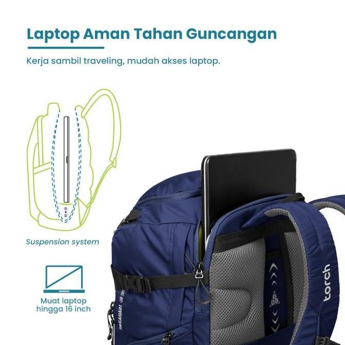 Borse- Torch Ransel Punggung 40 Liter Travelling - Travel Backpack Takahagi