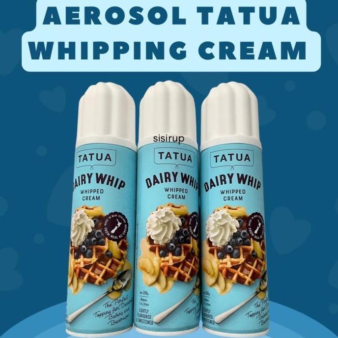 Produtos- Aerosol Tatua Whipping Cream /Whip Cream Tatua Semprot / Whipped Cream