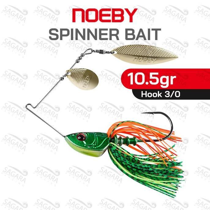 60U - Umpan Casting Spinner Bait Noeby Spinnerbait Lure Umpan Pancing