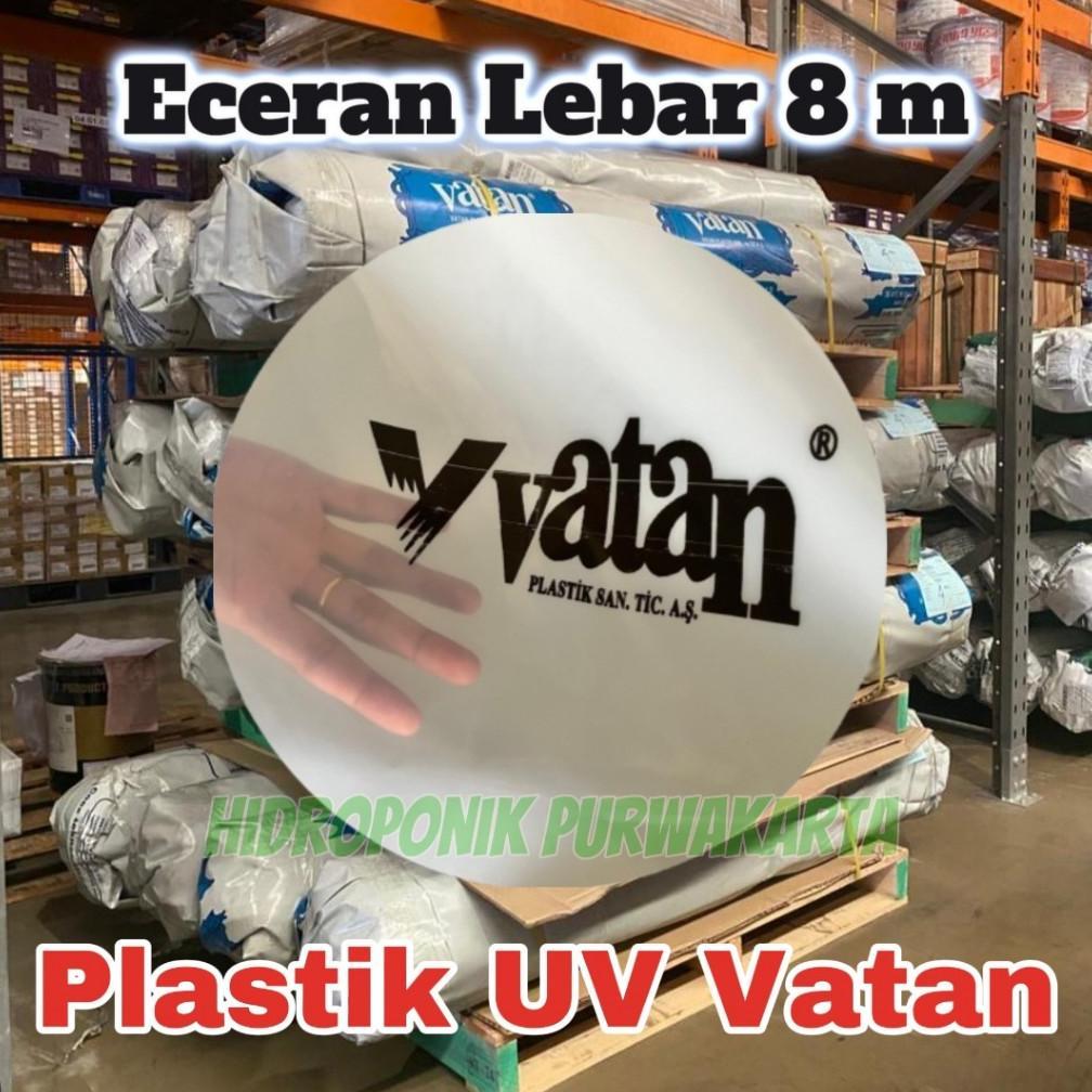 Plastik UV Greenhouse VATAN Tebal 200 Mikron 14% ECERAN Lebar 8 Meter Diskon