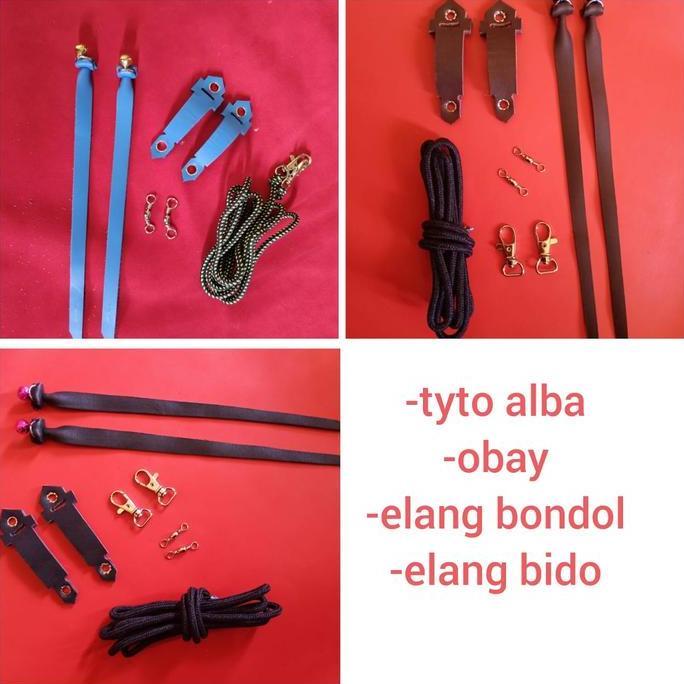 Patche- New- Angklet Barn Owl/Obay/Bido /Tali Kaki Burung Hantu