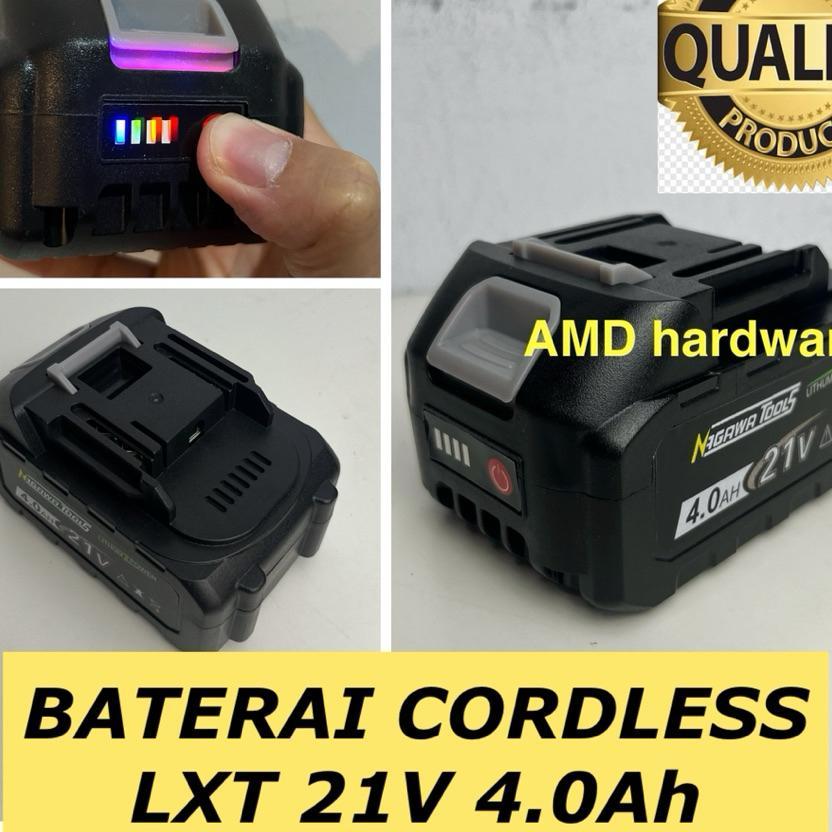 Baterai Cordless 21V & 48V Battery Lxt Bor Cordless Impact Wrench Socket 21V-24V-48V 4Ah 6Ah Jld 36V
