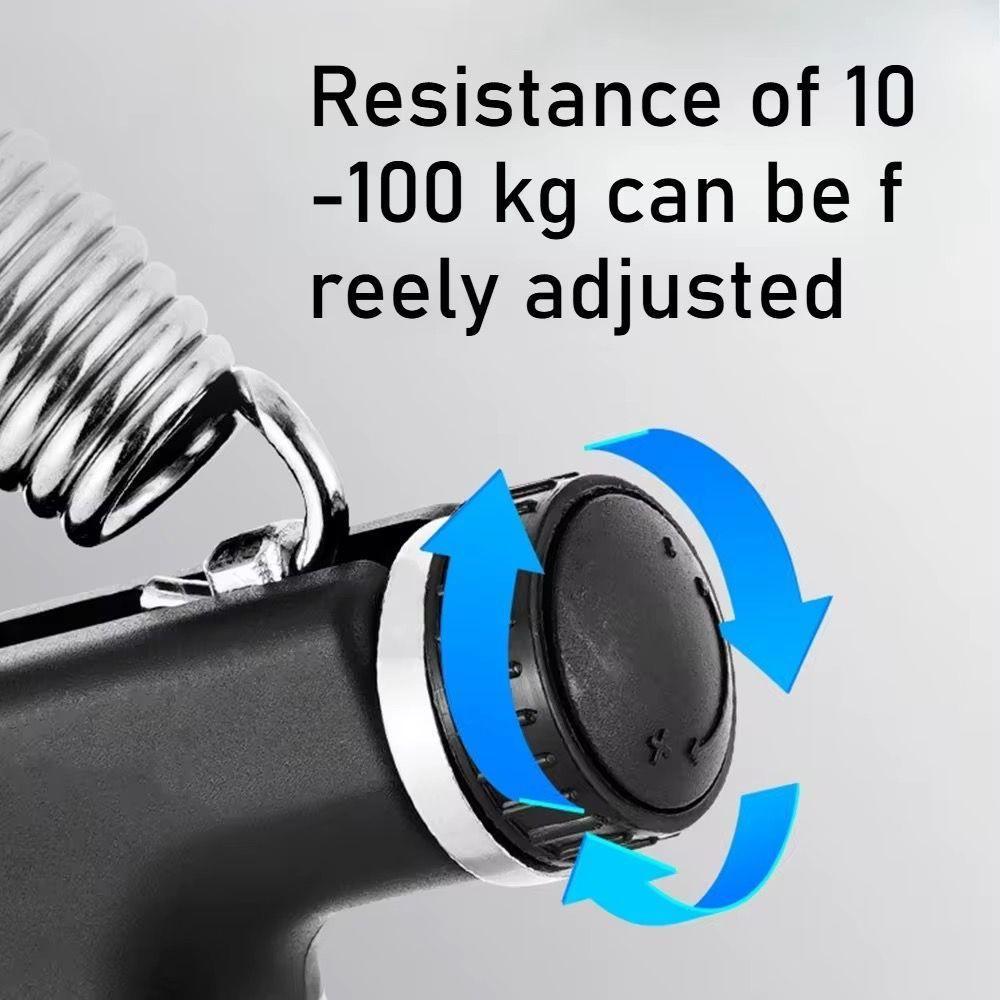 Handgrip Hand Grip Adjustable 10-100Kg Hitung Otomatis With Counter 10 - 100 Kg