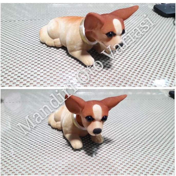 Boneka Pajangan Dashboard Boneka Goyang Motif Anjing Ciwawa