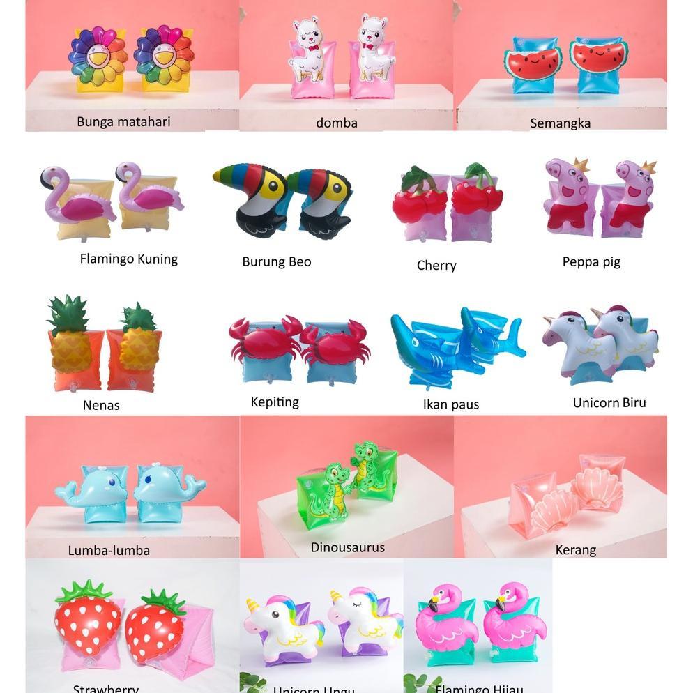 Pelampung tangan lucu anak, Arm band floaties Pelampung