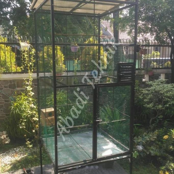 SANGKAR KANDANG UMBARAN TERNAK BURUNG KOLONI LOVEBIRD MURAI MEDAN