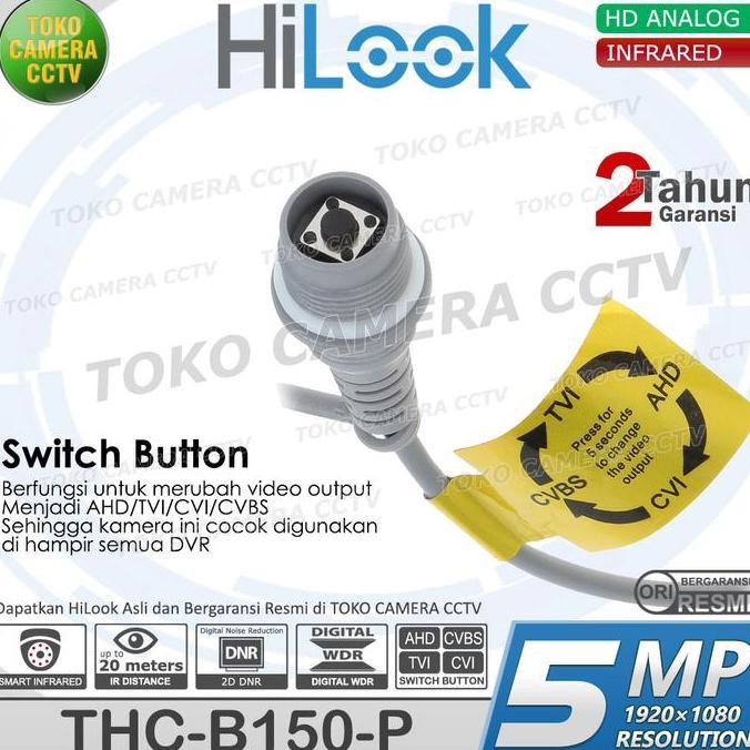 Camc- Camera Cctv Hilook 5Mp Thc B150 P Kamera Cctv Outdoor Hilook 5Mp