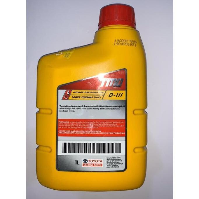 Tocars- Oli Atf Tmo Atf Tq Diii 1 Liter Toyota -63634
